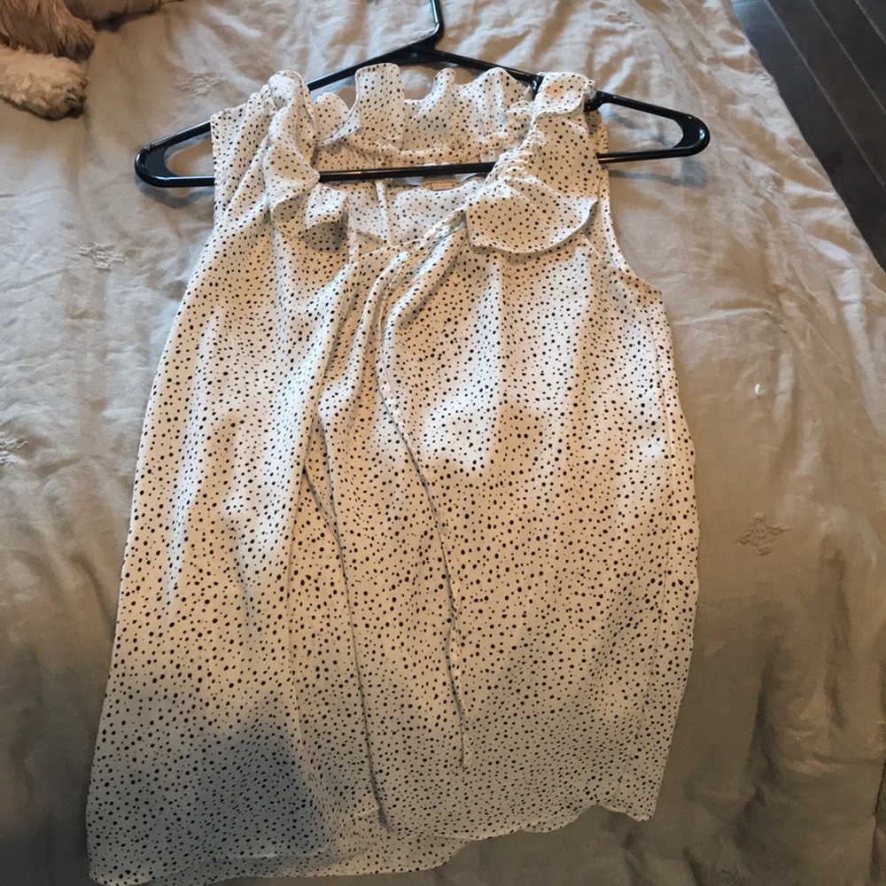 Loft Polka Dot Top